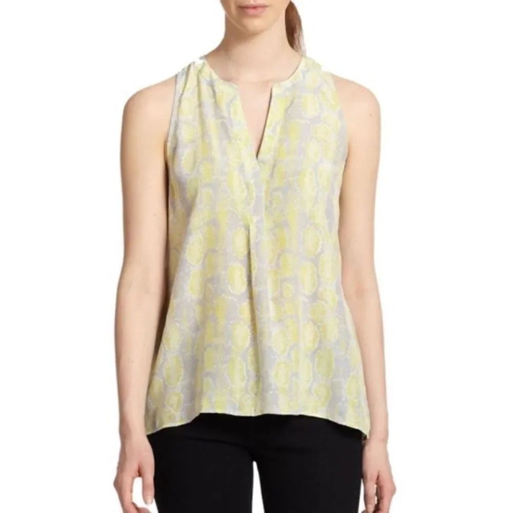 Joie | Silk Snake skin Sleeveless Blouse